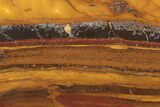 Polished Desert Sunset Banded Iron Slab - Western Australia #240072-1